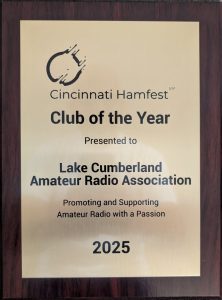 LCARA Amateur Radio Club of the Year